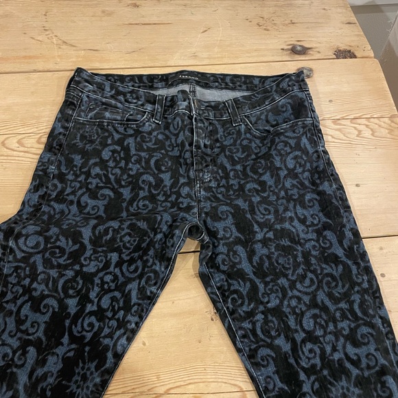 J Brand Black velvet and Jean skinny jean size 30 - Picture 3 of 6